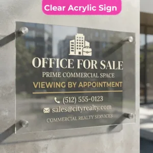 Sales Office Sign
