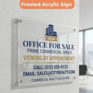 Sales Office Sign