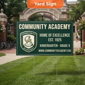 School Sign