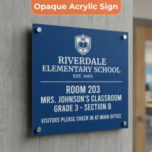 School Sign