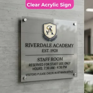 School Sign