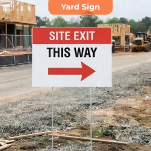 Site Exit Signs