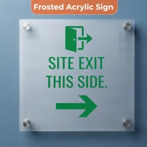 Site Exit Signs