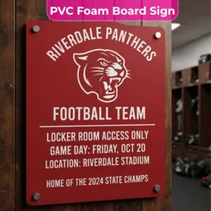 Sports Team Sign