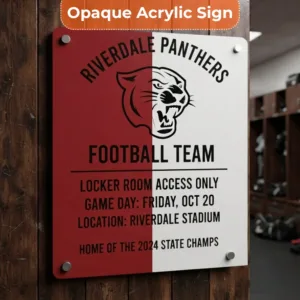 Sports Team Sign