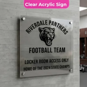 Sports Team Sign