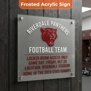 Sports Team Sign