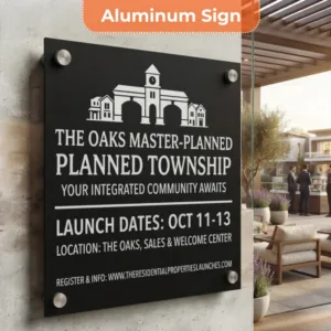 Township Promotion Sign