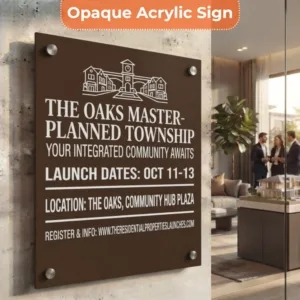 Township Promotion Sign