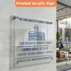 Township Promotion Sign