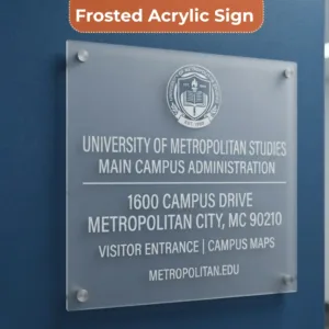 University Sign