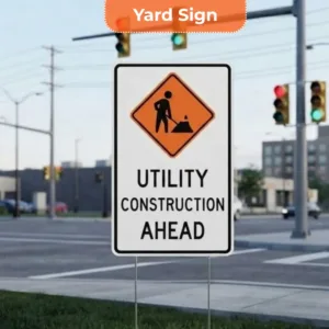 Utility Construction Signs