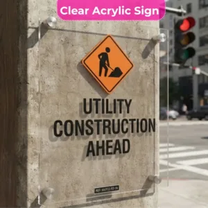 Utility Construction Signs