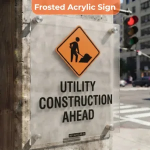 Utility Construction Signs