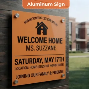 Welcome Home Sign