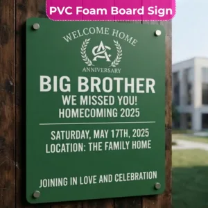 Welcome Home Sign