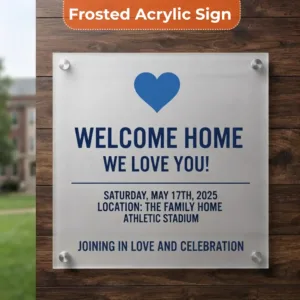 Welcome Home Sign