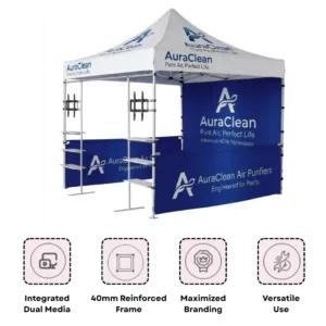 Canopy Tent 10 x 10 Display Shelf & TV Rack