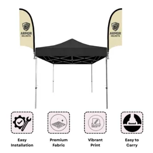 Canopy Tent Concave Flag