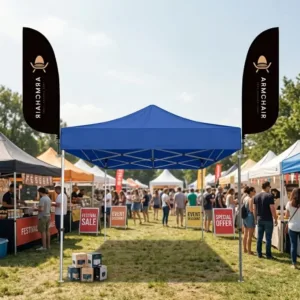 Canopy Tent Feather Flag