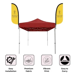 Canopy Tent Feather Flag