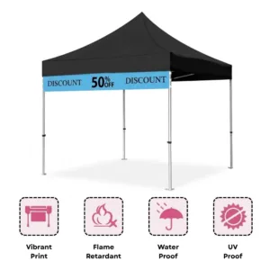 Canopy Tent Valance Banner