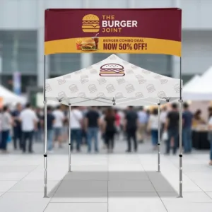 Square Canopy Tent Banner