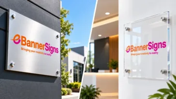 Aluminum vs Acrylic Signs
