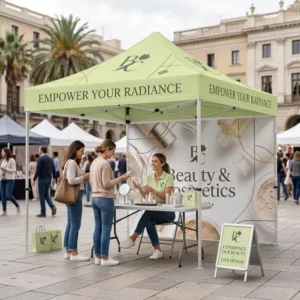 Beauty & Cosmetics Canopy Tent
