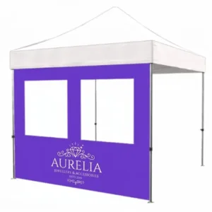 Canopy Tent Full Wall (Double PVC Window)