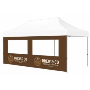 Canopy Tent Full Wall (Double PVC Window)