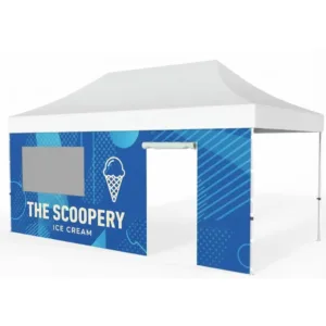 Canopy Tent Full Wall with Door & Mesh Window