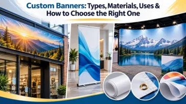 Custom Banners Types, Materials